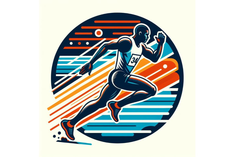 12-running-athletes-vector-sy-set