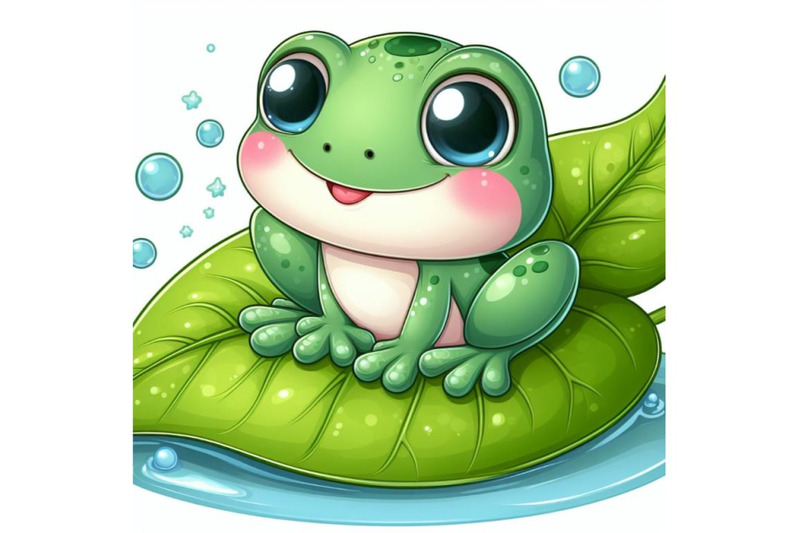 12-illustration-of-cute-frog-setset