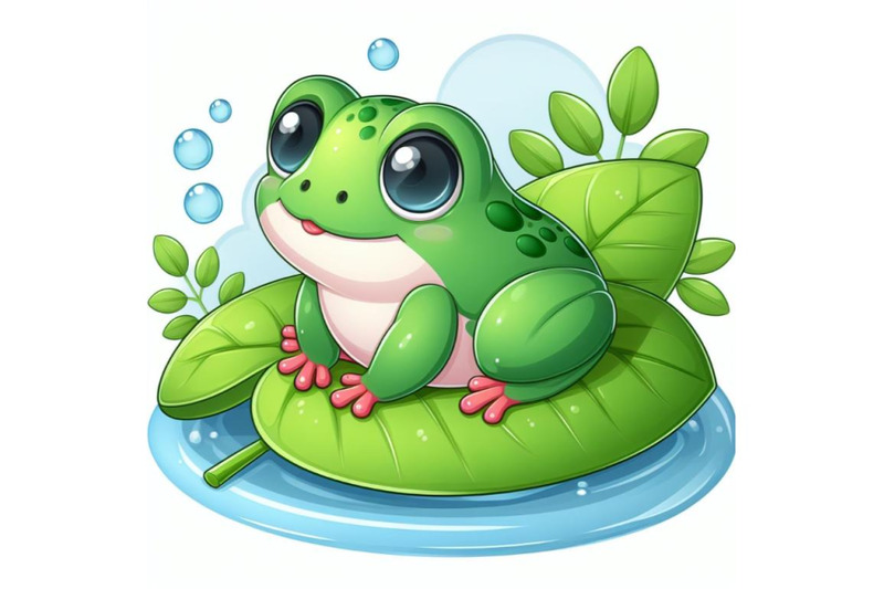 12-illustration-of-cute-frog-setset