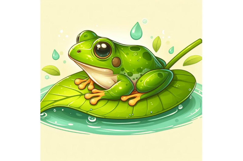 12-illustration-of-cute-frog-setset