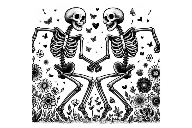 12-illustration-of-couple-skulleset