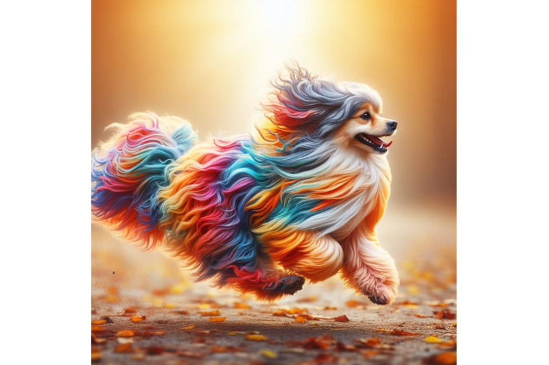 12-running-colorful-dog-running-col-set