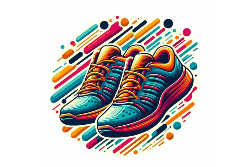 12-running-colorful-pair-shoes-brig-set