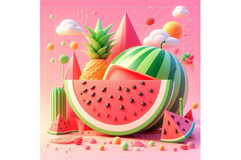 12-illustration-of-watermelon-set