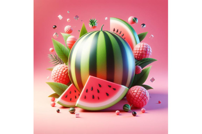 12-illustration-of-watermelon-set