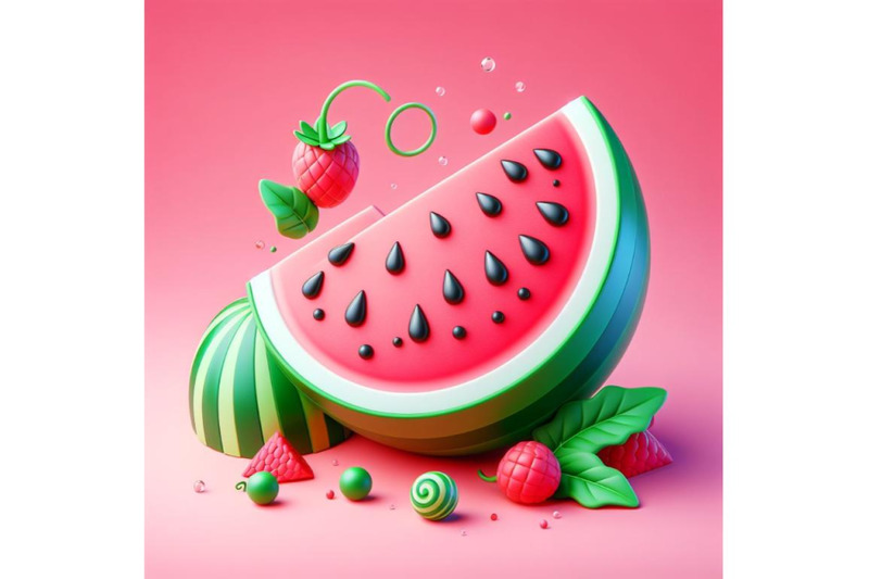 12-illustration-of-watermelon-set