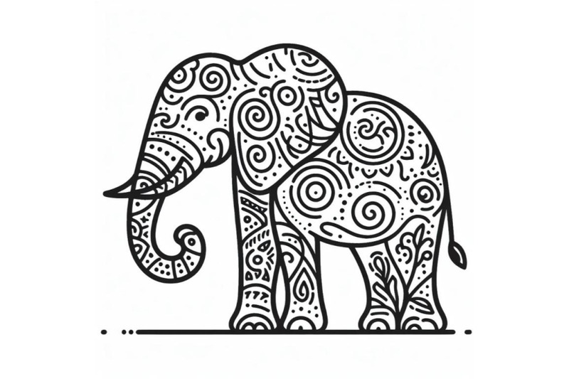 12-hand-drawn-elephant-icon-one-set