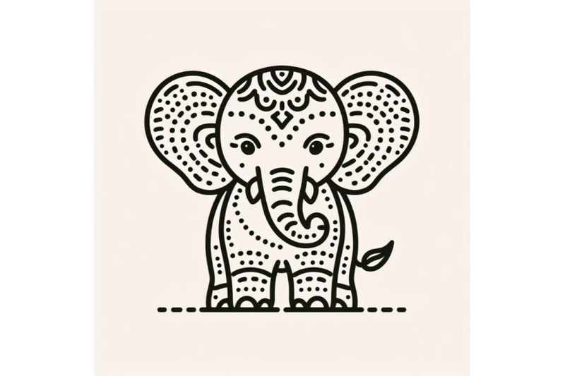 12-hand-drawn-elephant-icon-one-set