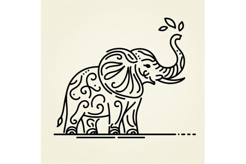 12-hand-drawn-elephant-icon-one-set