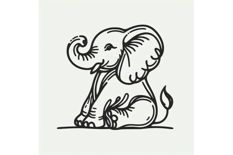 12-hand-drawn-elephant-icon-one-set