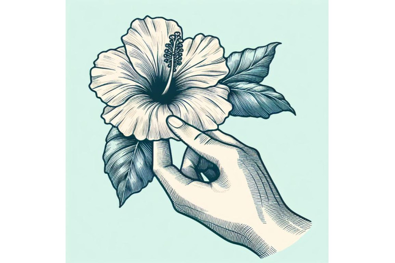 12-hand-drawing-hibiscus-flower-set