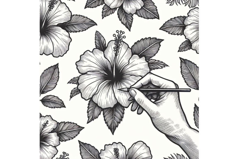 12-hand-drawing-hibiscus-flower-set