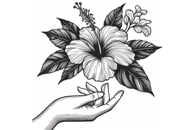 12-hand-drawing-hibiscus-flower-set