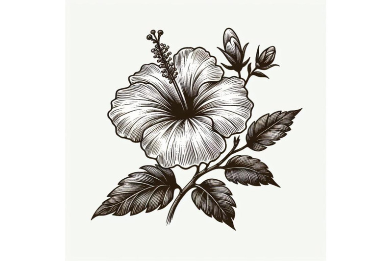 12-hand-drawing-hibiscus-flower-set