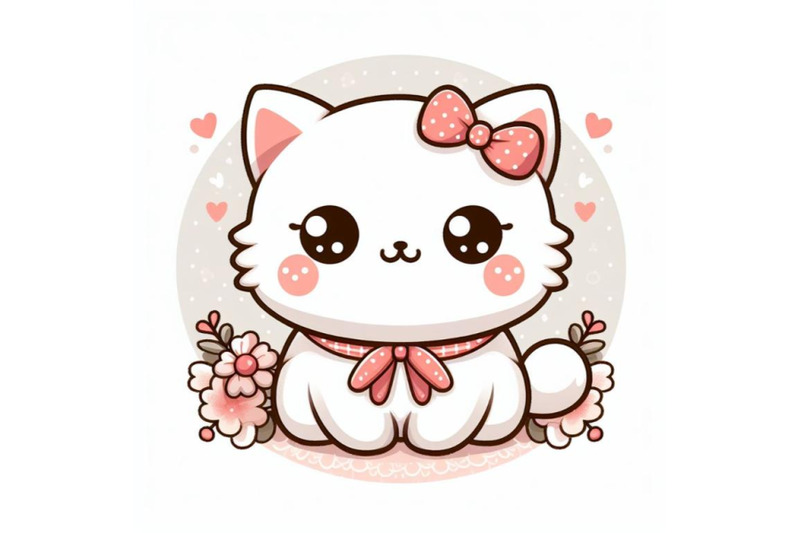 12-cute-cat-white-backgroundset