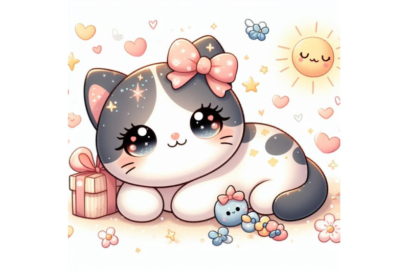 12-cute-cat-white-backgroundset