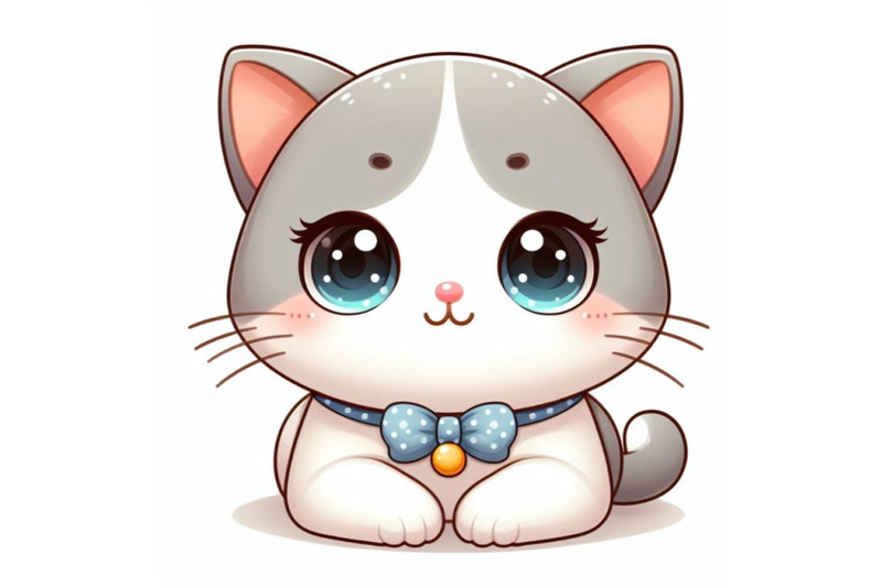 12-cute-cat-white-backgroundset