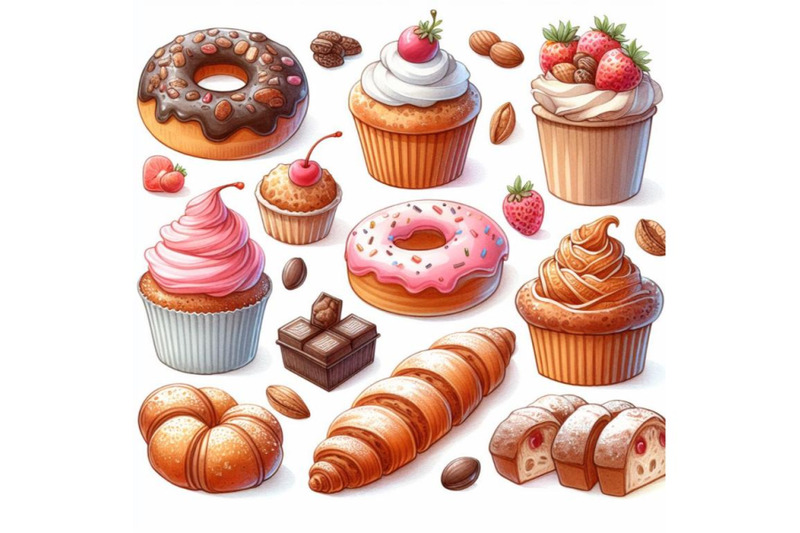 12-illustration-of-bakery-delights-w-set