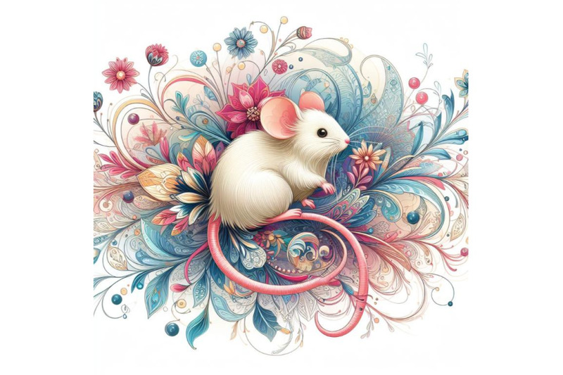 12-beautiful-decorative-mouse-abset