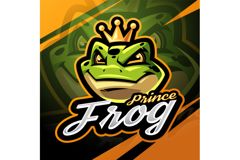 prince-frog-head-esport-mascot-logo-design