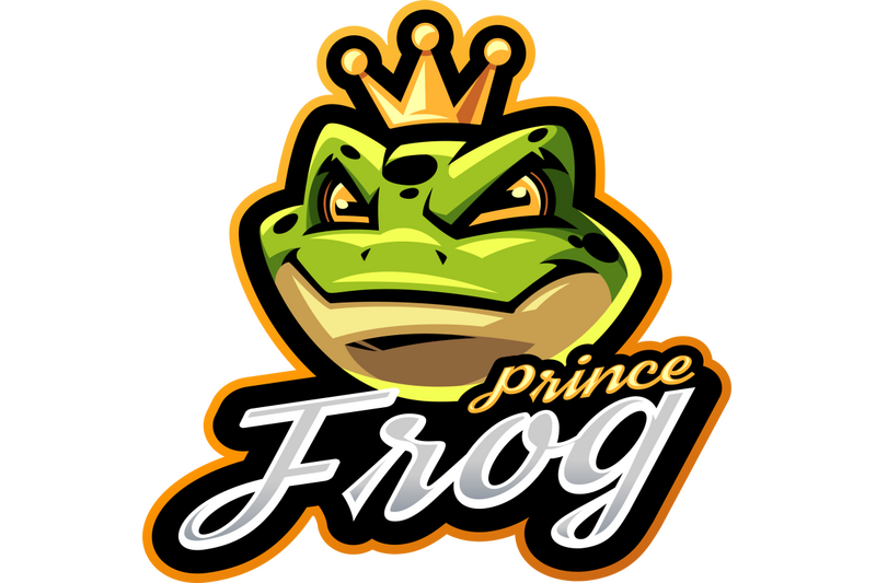 prince-frog-head-esport-mascot-logo-design