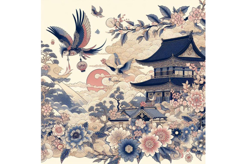 12-illustration-of-japanese-beautifu-set