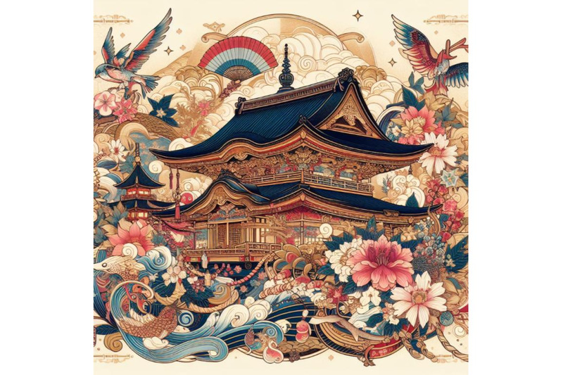 12-illustration-of-japanese-beautifu-set