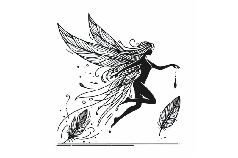 12-beautiful-fairy-line-art-fallset