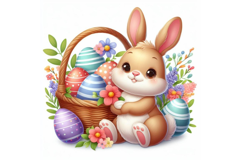 12-easter-bunny-with-decorated-eset