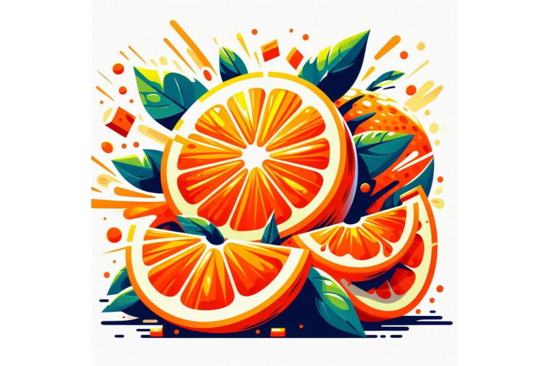 12-fresh-cut-orange-fruit-abstset