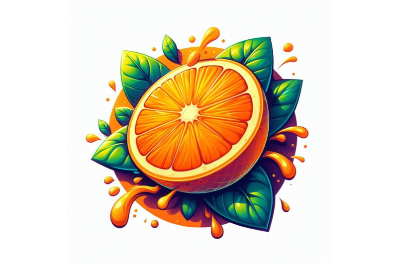 12-fresh-cut-orange-fruit-abstset