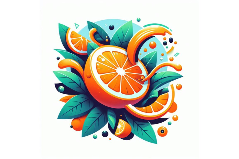 12-fresh-cut-orange-fruit-abstset