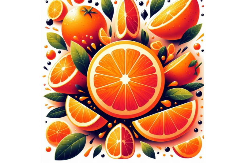 12-fresh-cut-orange-fruit-abstset