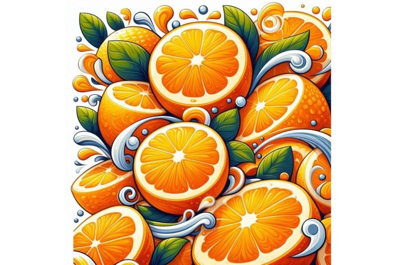 12-fresh-cut-orange-fruit-abstset