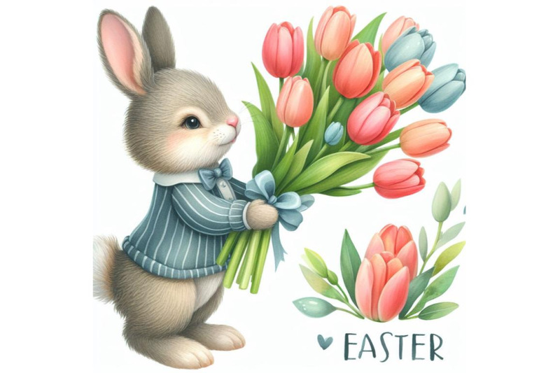 12-watercolor-easter-bunny-holdiset