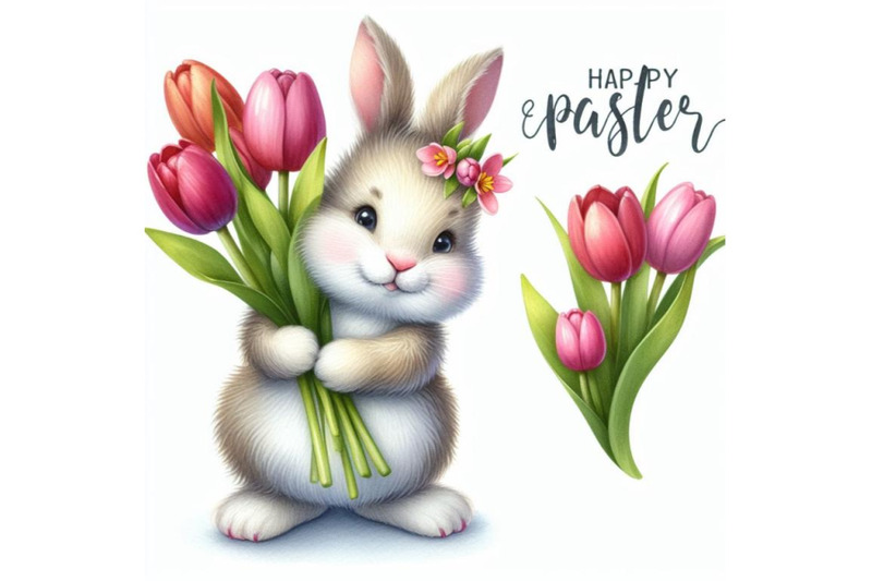 12-watercolor-easter-bunny-holdiset