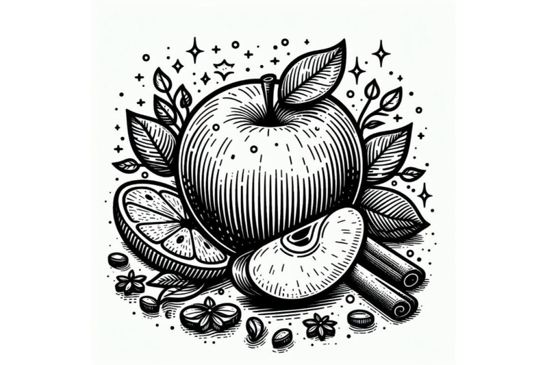 12-illustration-of-apple-fruit-bundle