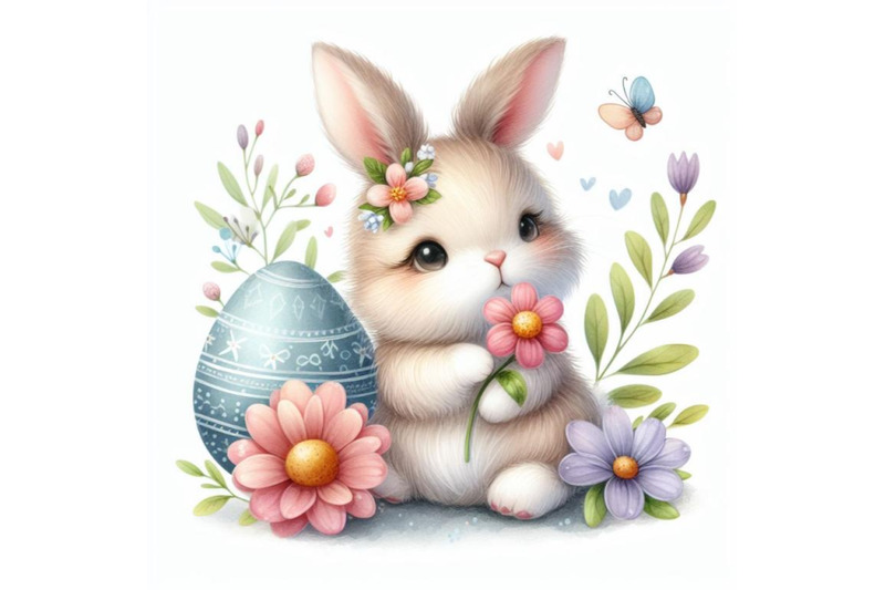 12-watercolor-cute-easter-bunny-set