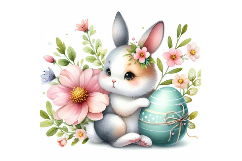 12-watercolor-cute-easter-bunny-set