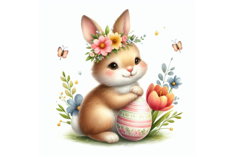 12-watercolor-cute-easter-bunny-set