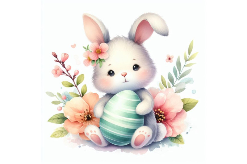 12-watercolor-cute-easter-bunny-set