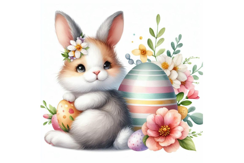 12-watercolor-cute-easter-bunny-set