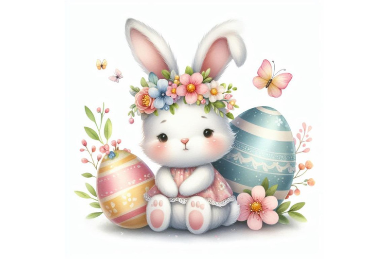 12-watercolor-cute-easter-bunny-set