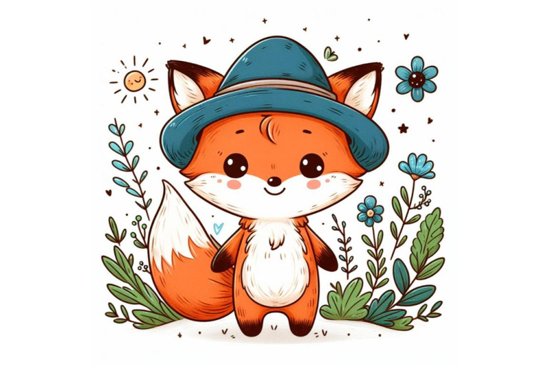 12-hand-drawn-cute-little-fox-inset