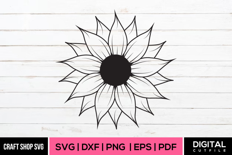 sunflower-svg-sunflower-dxf-eps-png