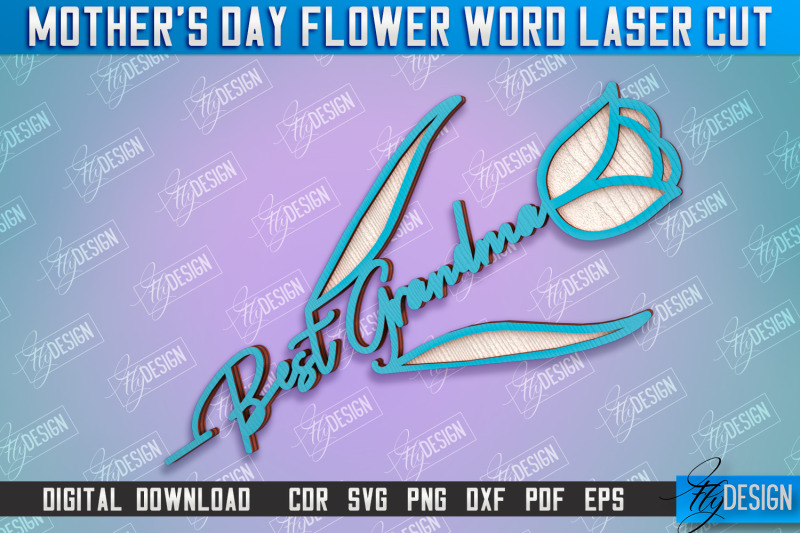 mother-039-s-day-flower-word-layered-flower-design-gift-design-cnc