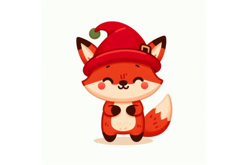 12-cute-fox-cartoon-withset