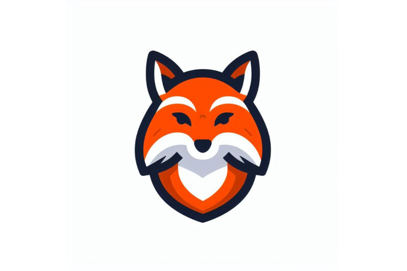 12-fox-head-logo-minimal-modern-set