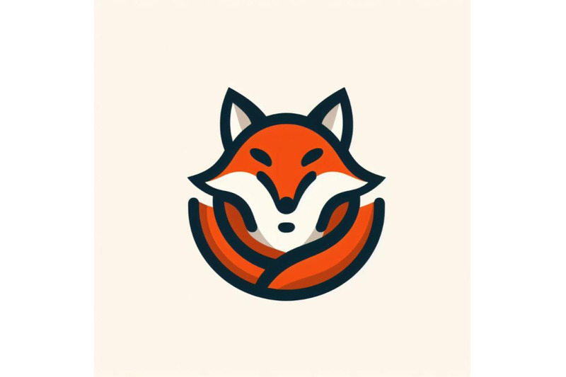 12-fox-head-logo-minimal-modern-set