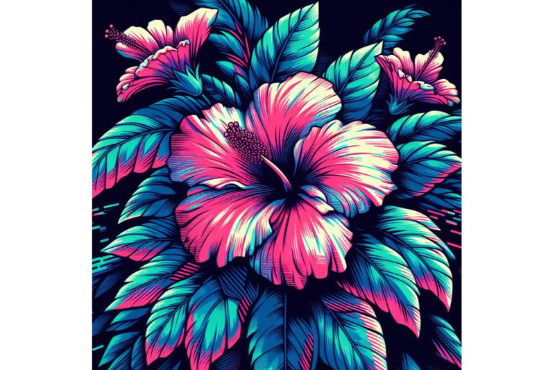 12-illustration-hibiscus-in-glitset